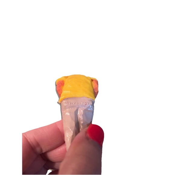 Vintage 1979 Wilton Cake Topper Retirement Man Taking Nap in Reclining Position - Picture 7 of 8